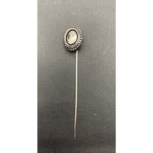 Vintage Sarah Coventry Silver Tone Stick Pin Brooch Signed